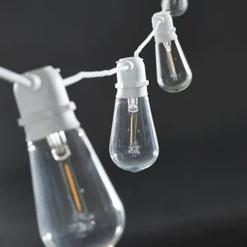 Vánoční dekorace Světelný řetěz bílý 8,4 m