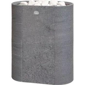 Přímotop TULIKIVI ROUTA RIGATA – 6,8/9/10,5KW– elegantní saunové elektrické topidlo z finského mastkového kamene - TULIKIVI- ROUTA RIGATA D