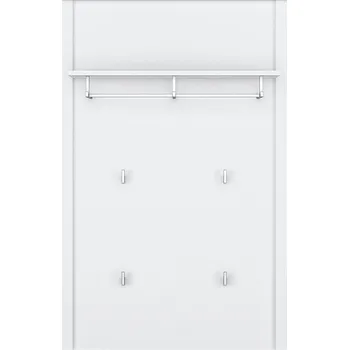 Věšák Věšákový panel GLOMERATA, bílá + vyzvednutí ZDARMA