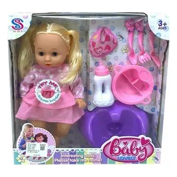 Panenka Lalka z głosem Mama i Tata i akcesoriami