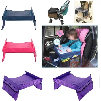 Dětský spotřebič Dětský cestovní stoleček na autosedačku - fialový