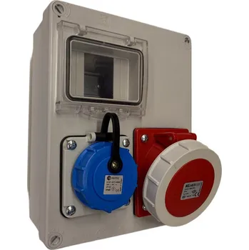 Rozvaděč 43510.10001 IP65 zásuvková kombinace osazená ELEKTRIUM