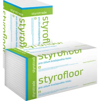 Polystyren styrofloor EPS 1000x500x40-3 pro kročej.útlum T4 (6m2/bal.)