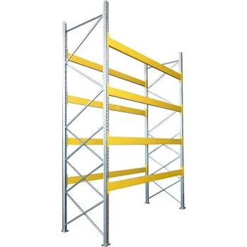 Dílenský regál Základní paletový regál, 4800x1825x1100 mm, 4 police