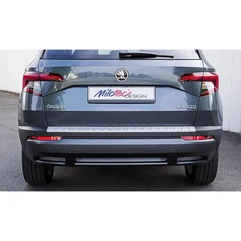 Tuning Práh pátých dveří, stříbrný matný - Škoda Karoq od r.v. 2017/ Karoq Facelift 11/2021 –› (Škoda Karoq od r.v. 2017)