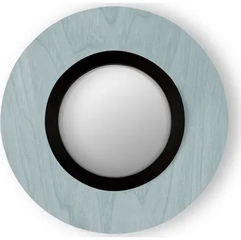 Nástěnné svítidlo LZF Nástěnné kruhové svítidlo ze dřeva Lens Circular Wall Dekor: Mořská modř, Barva svítidla: Matná černá LENS CR A BK LED DIM0-10V 34 Nástěnné kruhové svítidlo ze dřeva Lens Circular Wall