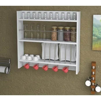 police Casarredo Závěsná police DAMAL bílá