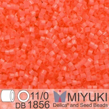 Korálek Korálky Miyuki Delica 11/0. Barva Silk Inside Dyed Flamingo DB1856. Balení 5g.