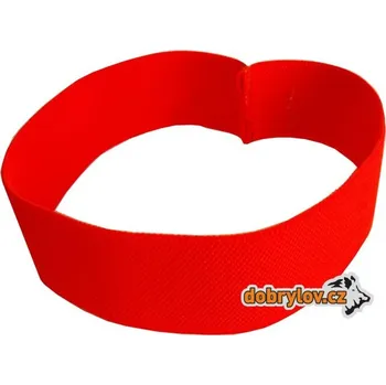 Obojek pro psa Záhoří Rudel Reflexní obojek - guma sešitý k sobě bez reflexní pásky - oranžový Obvod krku: 51