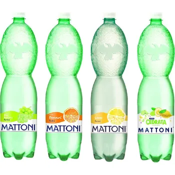 Voda Mattoni ochucená 1,5l, 6ks pomeranč