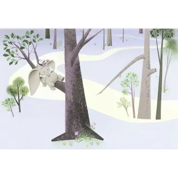 Fototapeta Fototapeta vliesová IADX8-044 Dumbo Sleep on Tree 400x280 cm