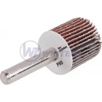 Brusný kotouč Brusný lamelový kotouč 20x20x6mm,P80 na stopce / balení 1 ks