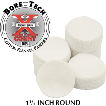 Čištění zbraně BoreTech Bavlněné kulaté vytěráky X-Count .25-.284 1000ks)