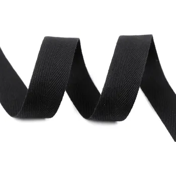 Keprovka - tkaloun šíře 20 mm, barva 2 černá