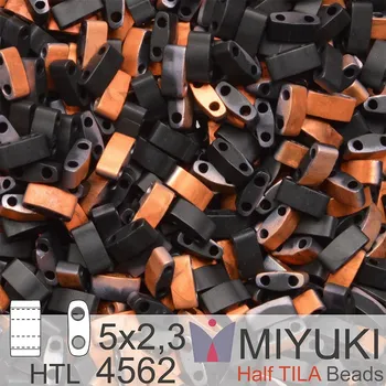 Korálek Korálky Miyuki Half Tila. Barva Sunset Matte HTL 4562. Balení 3g