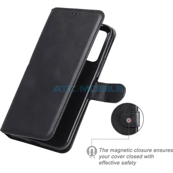 Pouzdro na mobilní telefon Pouzdro Book Vivo Y70s Calf Texture otevírací, černé a zpět 9 Kč s ATC Clubem