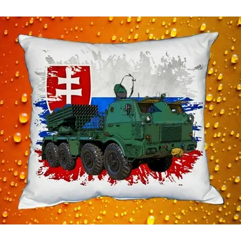 Dekorativní polštářek Polštářek raketnice graz (vojenský polštář army)