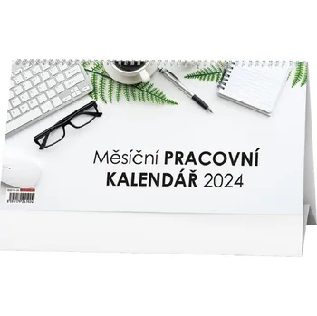 Kalendář Baloušek Tisk Stolní měsíční pracovní kalendář 2024