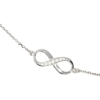 Náramek Zlatnictví Helios Zlatý náramek se symbolem nekonečno