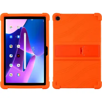 Pouzdro na tablet Silikonový Kryt Lenovo Tab M10 (3Nd) - Barevné Barva: Oranžová