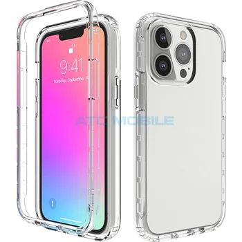 Pouzdro na mobilní telefon Shockproof kryt iPhone 13 Pro čirý a zpět 24 Kč s ATC Clubem