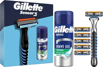 Kosmetická sada Gillette Sensor3 Sensitive dárková sada