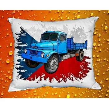 Polštář Polštářek Praga S5T (polštář s nákladním autem TRUCK)