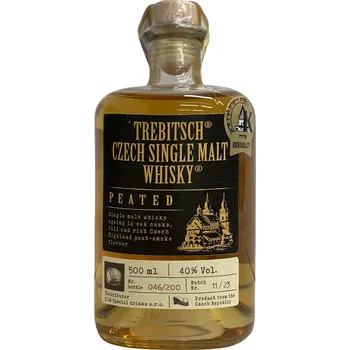 Whisky Trebitsch old town distillery Trebitsch Czech Single Malt Whisky Peated 40 % 0,5 l
