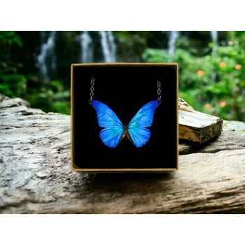 Náhrdelník art-wood.cz Náhrdelník - Morpho Délka: 80 cm