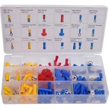 Dílna Kraft&Dele KD10487 sada izolovaných konektorů 160ks