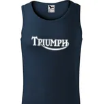 Pánské tílko s motivem Triumph - Tmavě Modré - Velikost 2XL