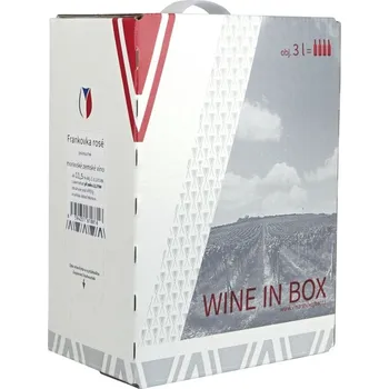 Víno Frankovka rosé - Bag in Box 3l, polosuché, 15824B