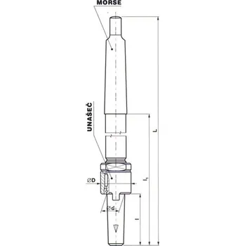 Držák nástrčných výhrubníků a výstružníků držák 241210 - STIMZET 16 M3