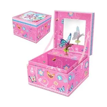 Šperkovnice Šperkovnice s motýlkem - růžová