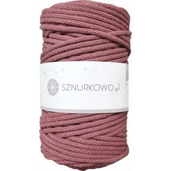 Příze Sznurkowo šňůry 5 mm - starorůžová