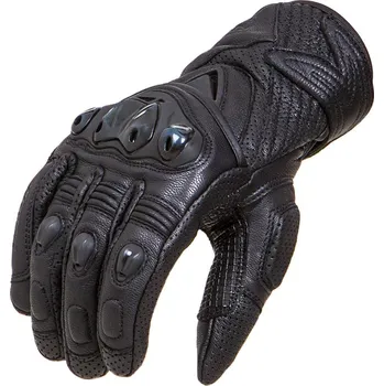 Moto rukavice Wolf Knight Black Kožené rukavice na motorku - Velikost 2XL