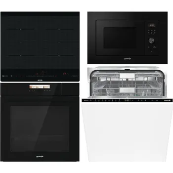 Domácí spotřebič Set Gorenje BCS798S24BG + BM201AG1BG + IS646BG + GV693B60AD