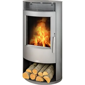 Krbová kamna ABX Kamna krbová Tartu 5, šedý plech, 5kW
