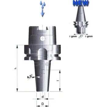 Držák pro tepelné upínání nástrojů SK a HSSE se stopkou v toleranci h6 - PILANA MCT 100x8-85