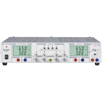 Laboratorní zdroj VOLTCRAFT VSP 2653 laboratorní zdroj s nastavitelným napětím, 0.1 - 65 V/DC, 0 - 3 A, 399 W, výstup 3 x, VSP 2653