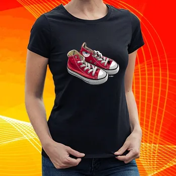 Dámské tričko dámské tričko tenisky II XS