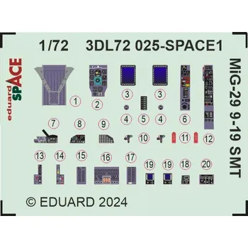 Plastikový model 1/72 MiG-29 9-19 SMT SPACE (G.W.H.)