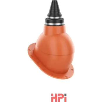 HPI Anténní prostup set pro šindel a rovné plech. krytiny - cihlově červená