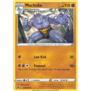Sběratelská karetní hra Machoke 025/073 - Champion´s Path Typ karty: Non-Holo