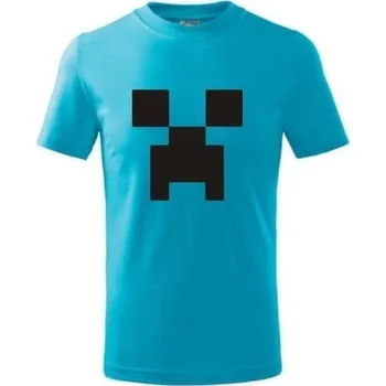 Chlapecké tričko ON-DESIGN Dětské tričko MINECRAFT doprodej Velikost: 158 cm/12 let, Barva: tyrkysová