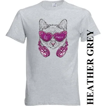 Dívčí tričko detske-levne-bavlnene-tricko-potisk-kocka-sluchatka Barva: Black -černá, velikost: L