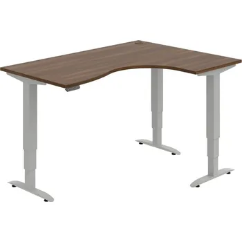 Kancelářský vozík HOBIS trigon elektr.stavitelný stůl paměť.ovlad. - MST 3M 2005 L, ořech + doprava zdarma