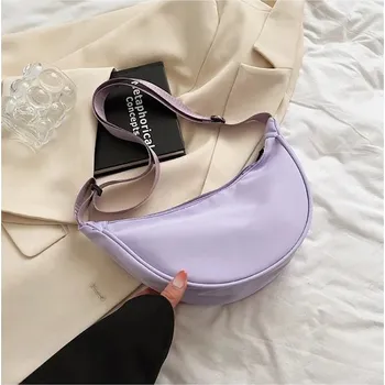 Outdoorové zavazadlo Elegantní dámská ledvinka s velkou kapacitou - Světle fialová