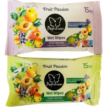 Hygienický ubrousek Vlhčené ubrousky Fruit Passion 15ks
