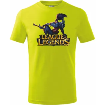 ON-DESIGN Tričko s League of legends 4 Velikost: M, Barva: limetková